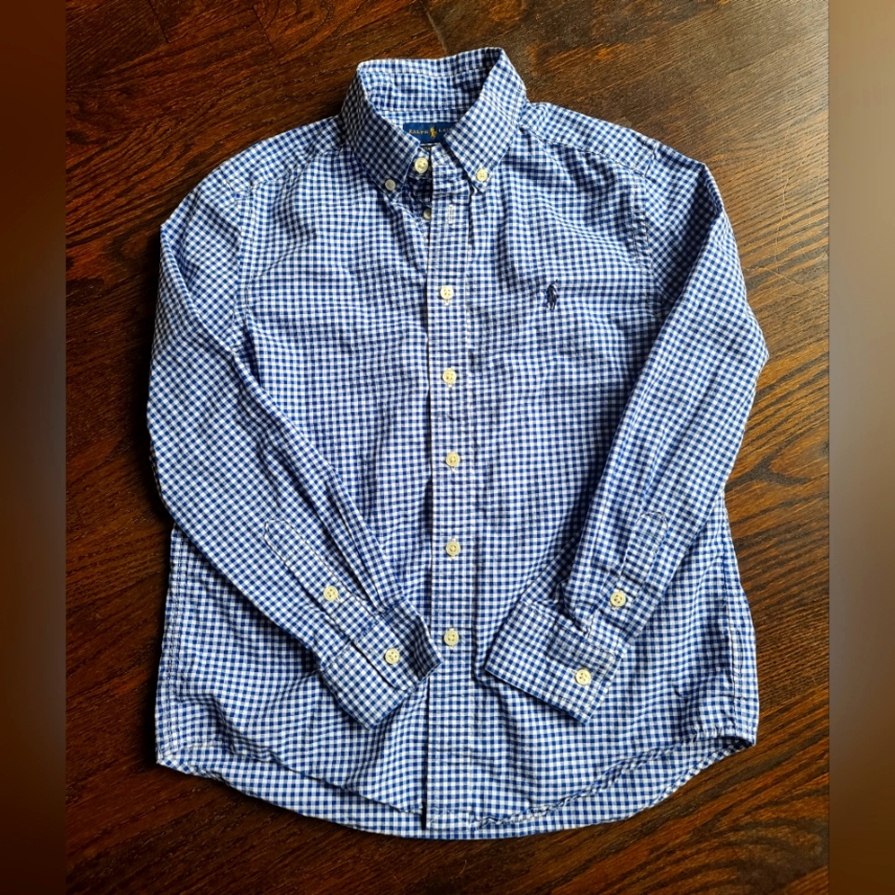 Boys Ralph Lauren button down shirt